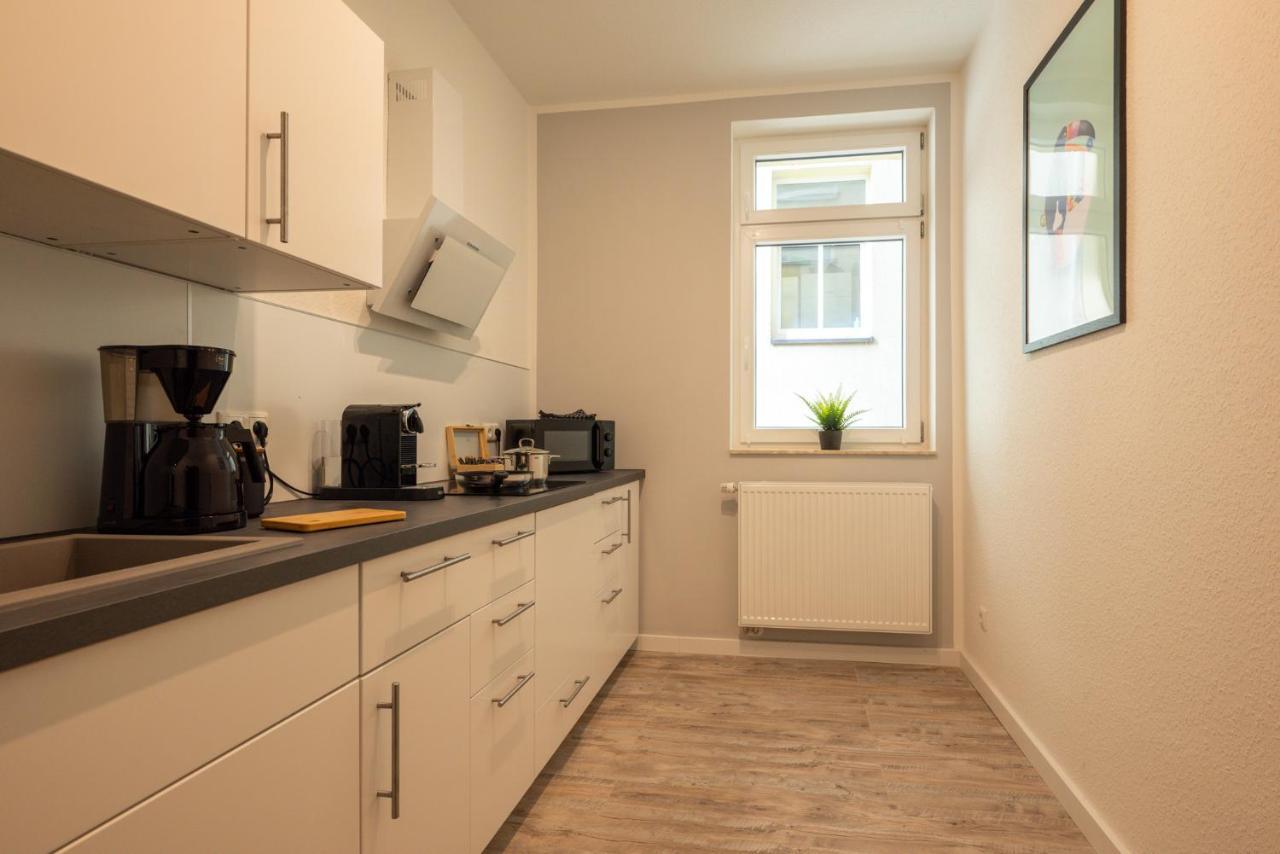 Maremar - Design Apartment - Luxus Boxspringbett - Zentral - Kueche - Arbeitsplatz - Highspeed Wlan Гера Екстериор снимка
